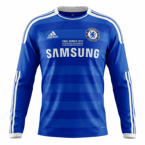 Retro Soccer Jersey Chelsea Home Long Sleeve 2011/12