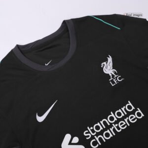 M.SALAH #11 Liverpool Away Authentic Soccer Jersey 2024/25