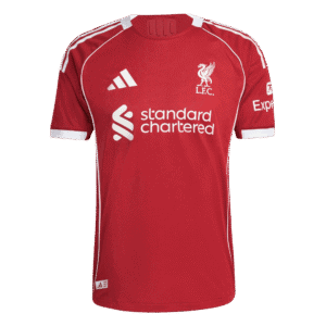ISAK #9 Liverpool Home Authentic Soccer Jersey 2025/26