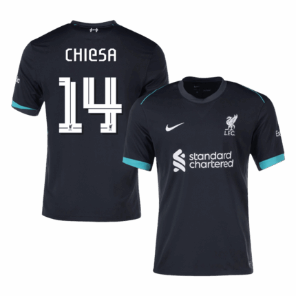 CHIESA #14 Liverpool Away Soccer Jersey -UCL