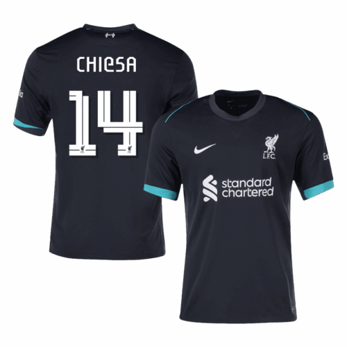 CHIESA #14 Liverpool Away Soccer Jersey -UCL