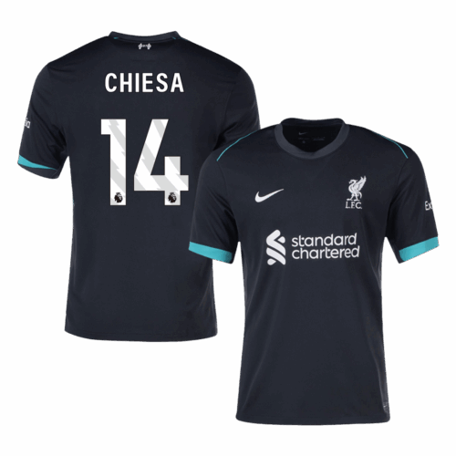 CHIESA #14 Liverpool Away Soccer Jersey