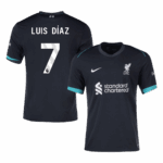 LUIS DÍAZ #7 Liverpool Away Soccer Jersey