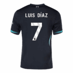 LUIS DÍAZ #7 Liverpool Away Soccer Jersey - Image 3