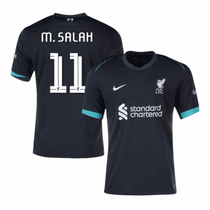 M.SALAH #11 Liverpool Away Soccer Jersey -UCL