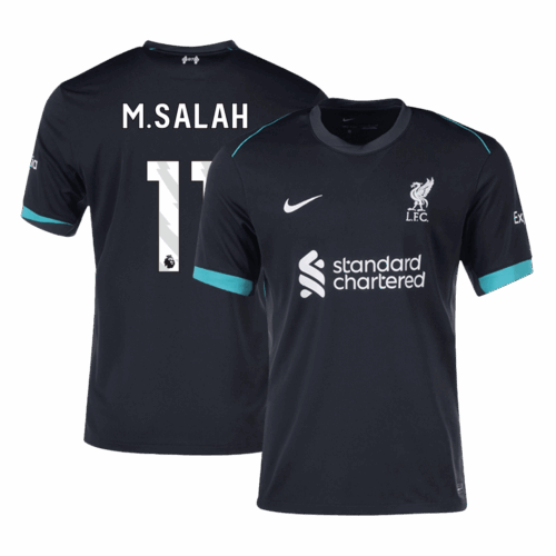 M.SALAH #11 Liverpool Away Soccer Jersey