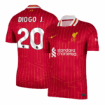 DIOGO J. #20 Liverpool Home Soccer Jersey