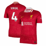 VIRGIL #4 Liverpool Home Soccer Jersey