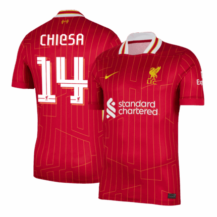 CHIESA #14 Liverpool Home Soccer Jersey -UCL