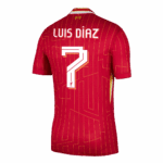 LUIS DÍAZ #7 Liverpool Home Soccer Jersey -UCL - Image 3