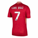 LUIS DÍAZ #7 Liverpool Home Soccer Jersey - Image 3