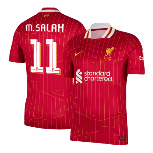 M.SALAH #11 Liverpool Home Soccer Jersey -UCL