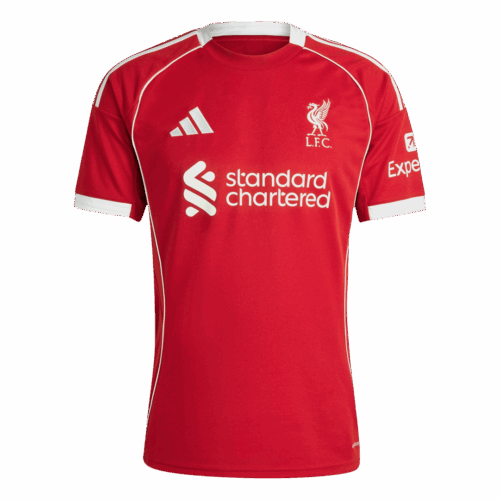 Liverpool Home Soccer Jersey 2025/26