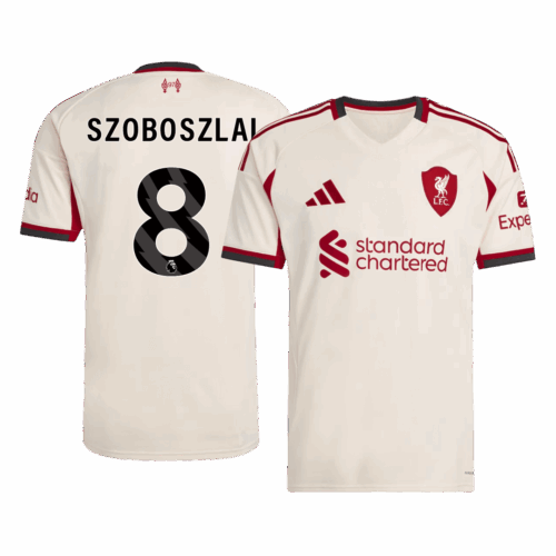 SZOBOSZLAI #8 Liverpool Away Soccer Jersey 2025/26