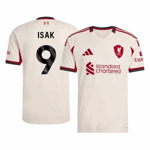ISAK #9 Liverpool Away Soccer Jersey 2025/26