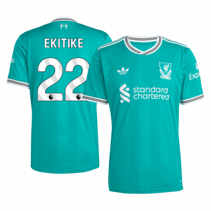 EKITIKE #22 Liverpool Third Away Soccer Jersey 2025/26