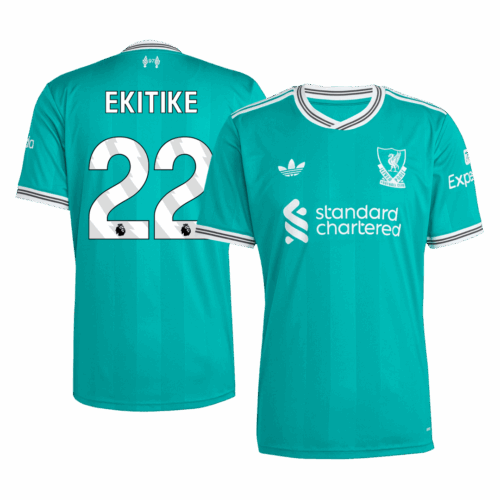 EKITIKE #22 Liverpool Third Away Soccer Jersey 2025/26