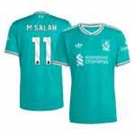 M.SALAH #11 Liverpool Third Away Soccer Jersey 2025/26
