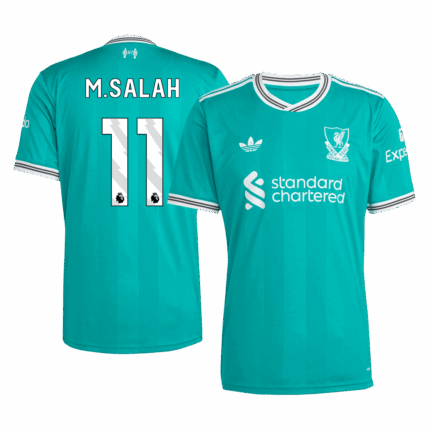 M.SALAH #11 Liverpool Third Away Soccer Jersey 2025/26