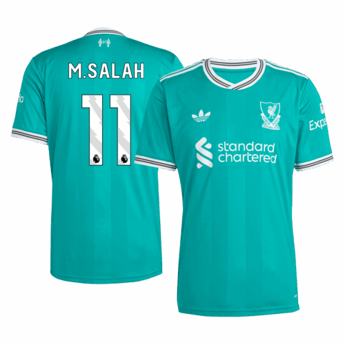M.SALAH #11 Liverpool Third Away Soccer Jersey 2025/26
