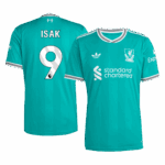ISAK #9 Liverpool Third Away Soccer Jersey 2025/26