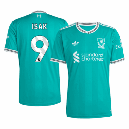 ISAK #9 Liverpool Third Away Soccer Jersey 2025/26