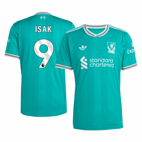 ISAK #9 Liverpool Third Away Soccer Jersey 2025/26