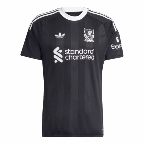 Liverpool Goalkeeper Soccer Jersey 2025/26 Black