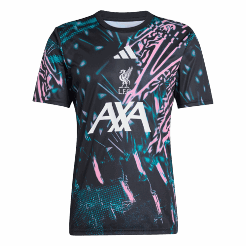 Liverpool Pre-Match Soccer Jersey 2025/26 Black