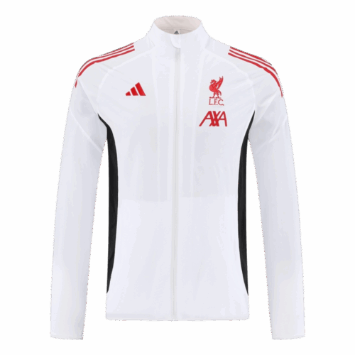 Liverpool Windbreaker Jacket 2025/26 - White