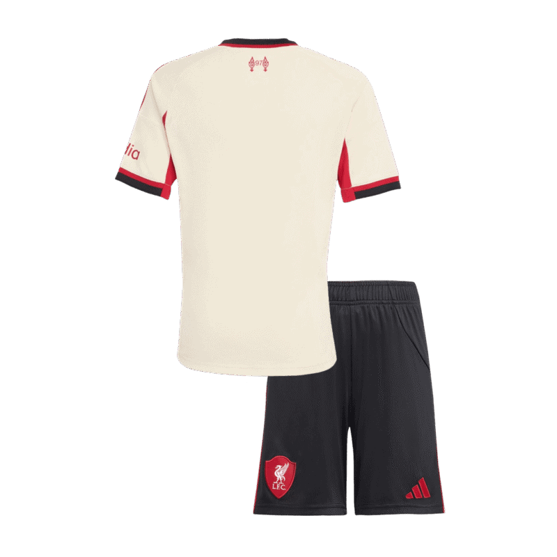 Liverpool Away Kids Soccer Jerseys Kit 2025/26