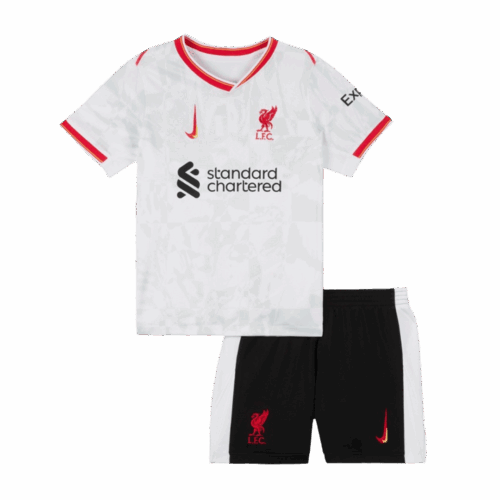 Liverpool Third Away Kids Soccer Jerseys Kit