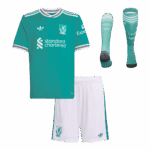 Liverpool Third Away Kids Soccer Jerseys Full Kit 2025/26