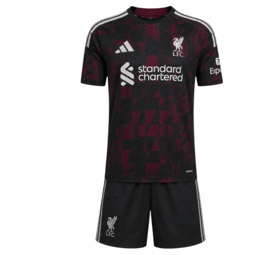 Liverpool Third Away Kids Soccer Jerseys Kit 2026/27