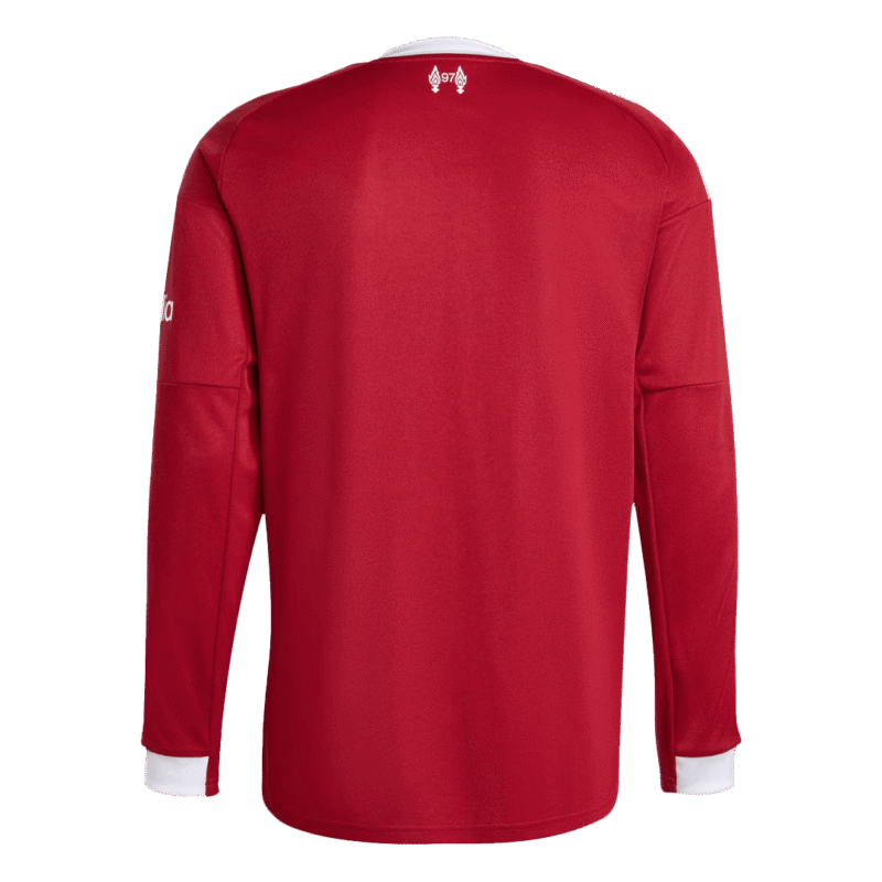 Liverpool Home Long Sleeve Soccer Jersey 2025/26
