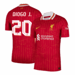 DIOGO J. #20 Liverpool Home Player Version Jersey - UCL