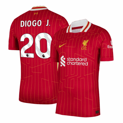 DIOGO J. #20 Liverpool Home Player Version Jersey