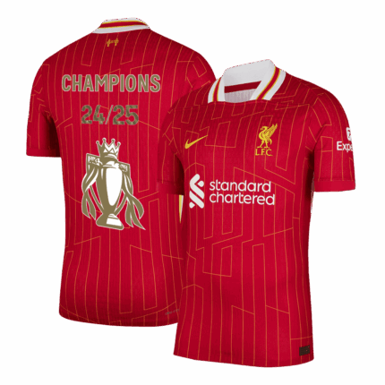 Liverpool Home Player Version Jersey CHAMPIONS 24/25