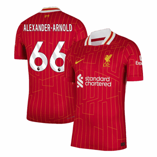 ALEXANDER-ARNOLD #66 Liverpool Home Player Version Jersey