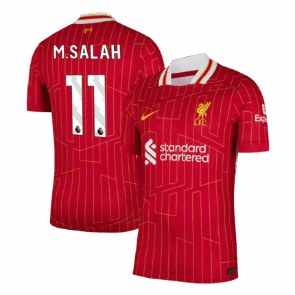 M.SALAH #11 Liverpool Home Player Version Jersey