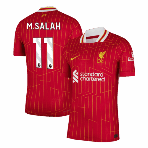 M.SALAH #11 Liverpool Home Player Version Jersey
