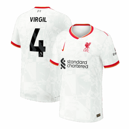 VIRGIL #4 Liverpool Third Away Player Version Jersey