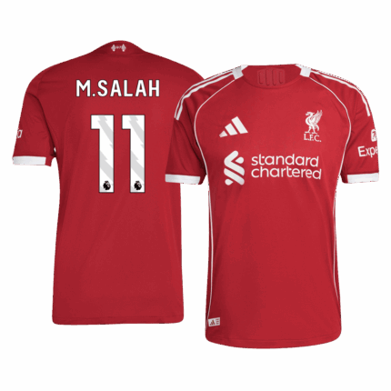 M.SALAH #11 Liverpool Home Player Version Jersey 2025/26