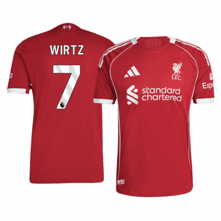 WIRTZ #7 Liverpool Home Player Version Jersey 2025/26