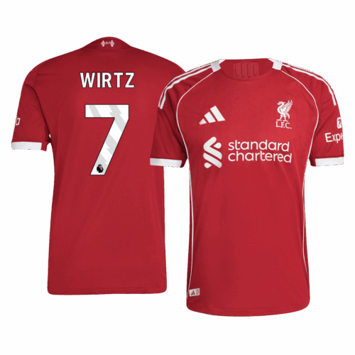 WIRTZ #7 Liverpool Home Player Version Jersey 2025/26