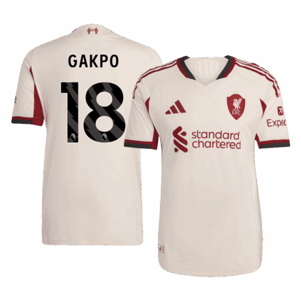 GAKPO #18 Liverpool Away Player Version Jersey 2025/26