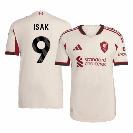 ISAK ##9 Liverpool Away Player Version Jersey 2025/26