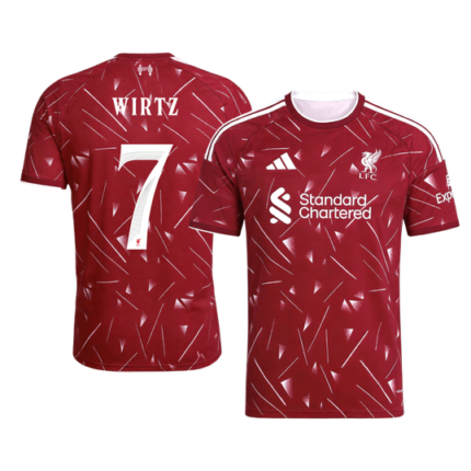 WIRTZ #7 Liverpool Home Player Version Jersey 2026/27 - UCL