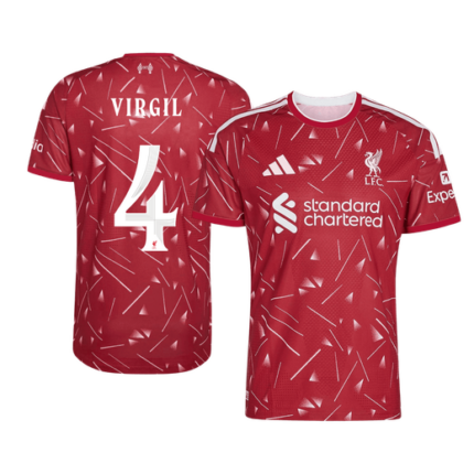VIRGIL #4 Liverpool Home Player Version Jersey 2026/27 - UCL