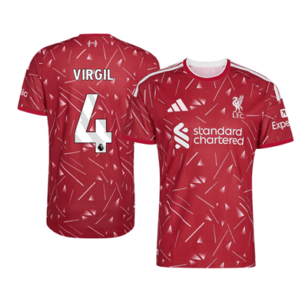 VIRGIL #4 Liverpool Home Player Version Jersey 2026/27